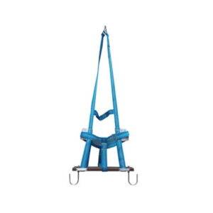 silleta de madera con arnes largo para pintor