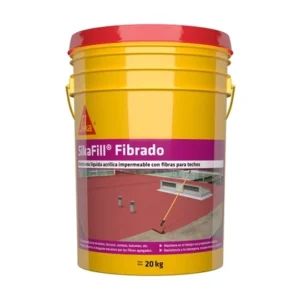 MEMBRANA LIQUIDA FIBRADO PARA TECHOS BLANCO SIKAFILL 20 KG